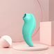 Вібратор із кліторальним стимулятором із язичком Every Night Toys Jen, зелений, 10 режимів вібрації 42073 /YAI707T-001 фото 2