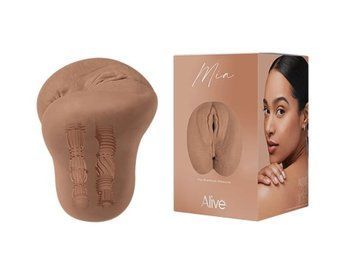 Мастурбатор реалістичний Alive Mia вагін та анус, бежевий, XL AV30897 фото
