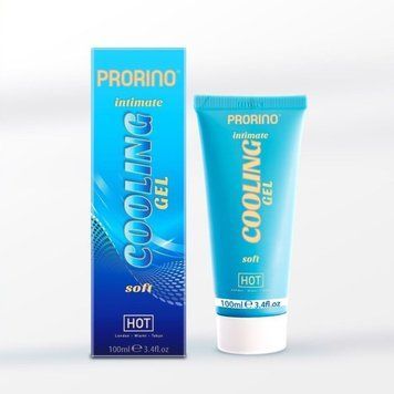 Лубрикант HOT PRORINO Cooling Gel з ефектом охолодження, 100 мл HT78002 фото