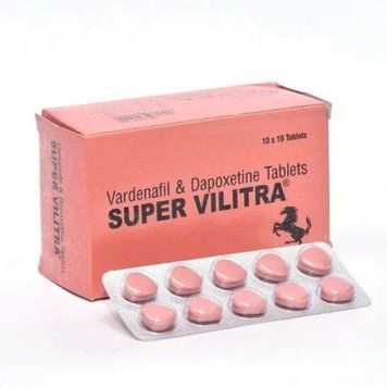 Таблетки Віагра Super Vilitra Левітра + Дапоксетин (ціна за пластину, 10 таблеток) B88068 фото