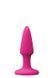 Анальна пробка COLOURS PLEASURES MINI PLUG PINK T280725 фото 2