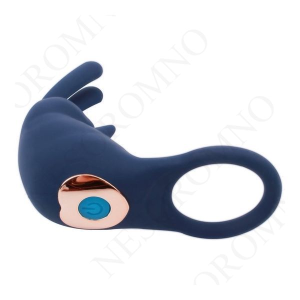 Ерекційне кільце з вібрацією Chisa GK Power Bunny Ring синій 31489 /CN-623331489 фото