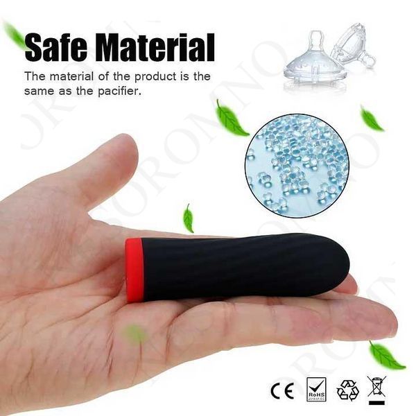 Мінівібратор &laquo;Rechargeable Silicone Touch&raquo; 10 режимів вібрації чорний X0000984-1 фото