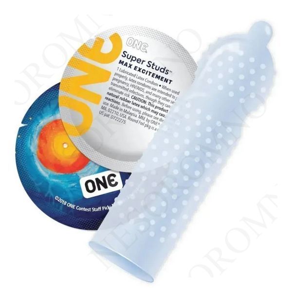 Набір презервативів One МІКС (Classic, XL, Strong, Ribs, Studs) ціна за 5 штук ONE208816 фото