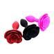 Анальна пробка SILICON ROSE - Чорний - 11*3 см - Анальні іграшки X0000633-2 фото 5