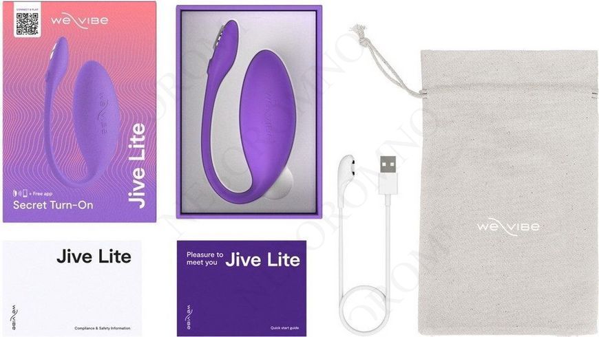 Смарт-вібратор для пар We-Vibe Jive Lite, фіолетовий WV24688 фото