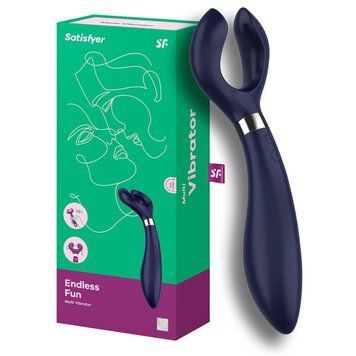 Багатофункціональний вібратор Satisfyer Endless Fun Multi, синій T360089 фото