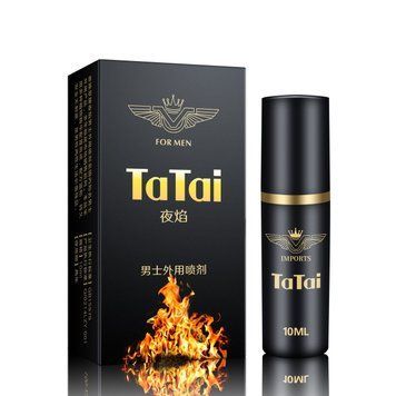 Пролонгатор-спрей TaTai Night Flame для контролю еякуляції 10 мл на водній основі X00001319 фото