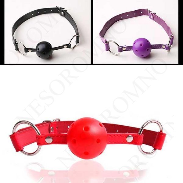 БДСМ кляп у рот "Mouth ball" - Чорний - Садо-мазо X0000452-2 фото