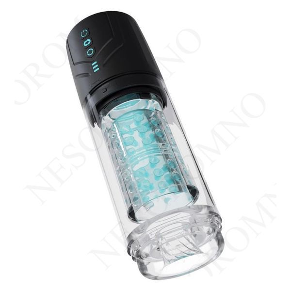 Мастурбатор Blush M For Men Whirlwind Pro з ротацією та всмоктуванням, прозорий BL70476SH фото