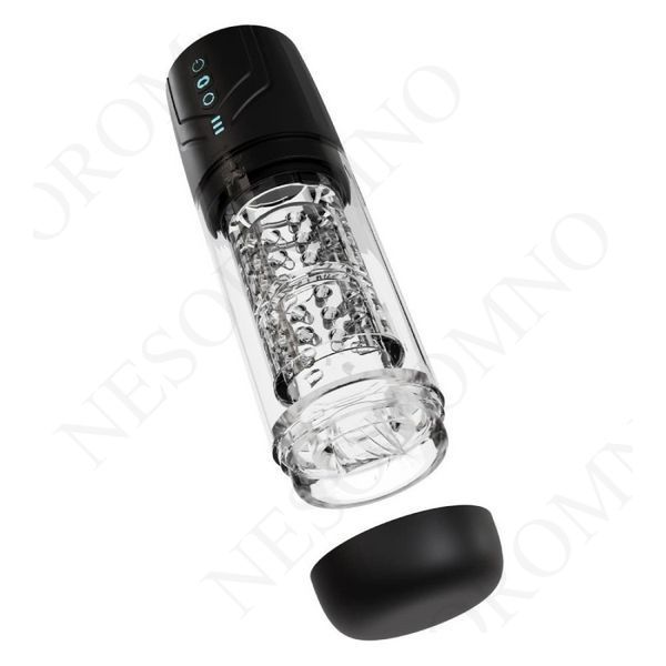 Мастурбатор Blush M For Men Whirlwind Pro з ротацією та всмоктуванням, прозорий BL70476SH фото
