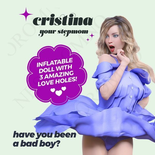 Секс-лялька з 3 отворами Crushious CRISTINA The Inflatable Nurse, бежева, 155 см C19625 фото