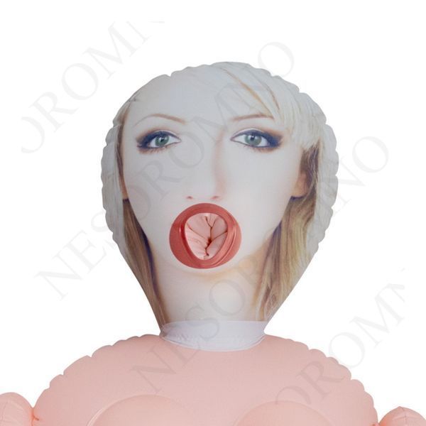 Секс-лялька з 3 отворами Crushious CRISTINA The Inflatable Nurse, бежева, 155 см C19625 фото