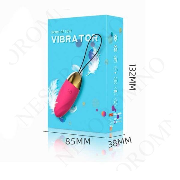 Яскраве віброяйце USB - Фіолетовий - Смарт іграшки X0000401-2 фото