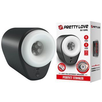 Автоматичний мастурбатор наскрізний Pretty Love DJ GIRL з вібрацією, 15,6&times;11,1 см BM-00900T92 фото