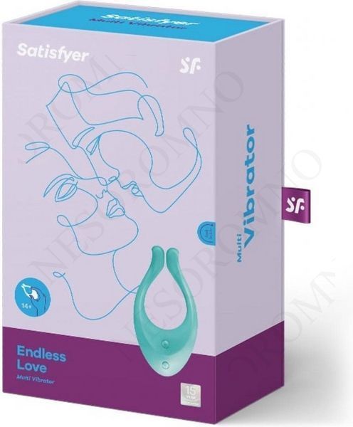 Мультивібратор для пар Satisfyer Partner Endless Love бірюзовий T360083 фото