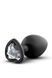 Анальна пробка з каменем BlushTEMPTASIA BLING PLUG MEDIUM BLACK T331051 фото 1
