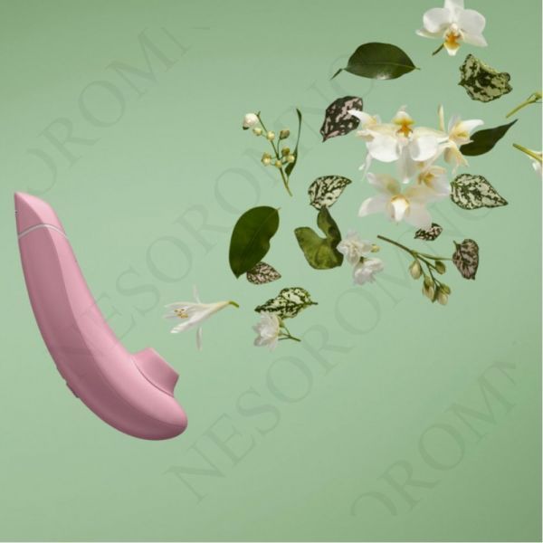 Безконтактний кліторальний стимулятор Womanizer Premium ECO з біоматеріалів, PINK W44073 фото