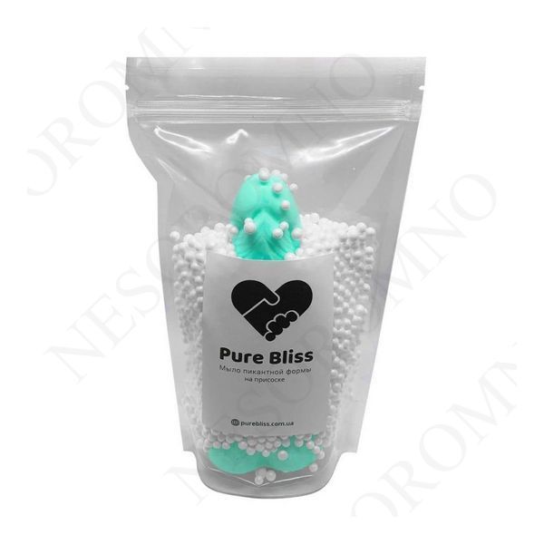 Мило член на присосці Pure Bliss бірюзовий, size L PB55181 фото