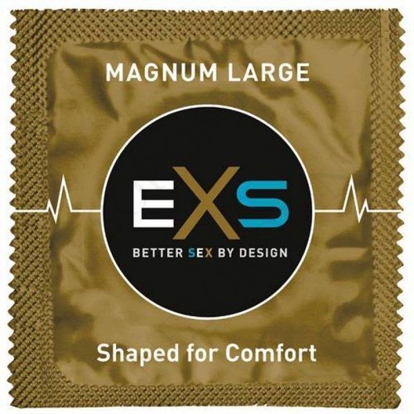 Презервативи великого розміру EXS Magnum Large латексні (ціна за упаковку, 3 шт.) EXS07515 фото