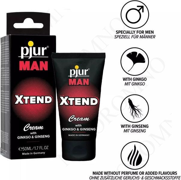 Збудливий крем 50 мл Pjur Man Xtend Cream для чоловіків 12900 PJ фото