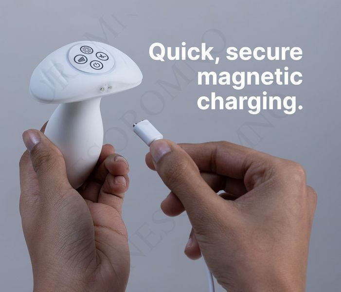 Анальна вібропробка з RGB-підсвічуванням та додатком Illumination The Plug, біла, 10,2 &times; 3,2 см 209002 фото