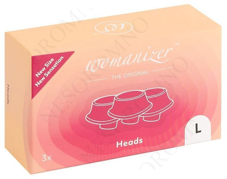 Змінні насадки Womanizer Premium, Eco, Classic, Liberty, Starlet 2, білий, розмір L WZ92ML0100 фото