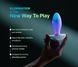 Анальна вібропробка з RGB-підсвічуванням та додатком Illumination The Plug, біла, 10,2 &times; 3,2 см 209002 фото 5