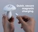 Анальна вібропробка з RGB-підсвічуванням та додатком Illumination The Plug, біла, 10,2 &times; 3,2 см 209002 фото 3