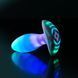 Анальна вібропробка з RGB-підсвічуванням та додатком Illumination The Plug, біла, 10,2 &times; 3,2 см 209002 фото 1