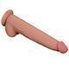 Фалоімітатор реалістичний гігант Lovetoy, бежевий, 34 &times; 6,2 см 06609/6452936 фото 3