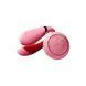Вібромасажер для пар з функцією управління зі смартфона ZALO Fanfan Set, Rogue Pink ZL00436 фото 5