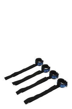 Набір БДСМ для ліжка WHIPSMART DIAMOND BED RESTRAIN KIT BLUE T160595 фото