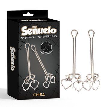 Затискачі на соски CHISA Senuelo Fetish Fantasy Heart Nipple Clamps у формі серця 16260 /CN-862416260 фото