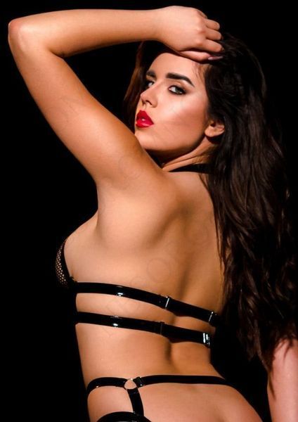 Бюстгальтер-топ із сіточки OhMyG! Tokyo Bra чорний, L/XL  T020-2 фото