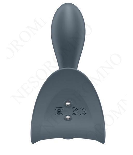 Тонка, краплинна пробка Satisfyer Booty Absolute Beginners 2 з вібрацією, сіра ST4045030 фото
