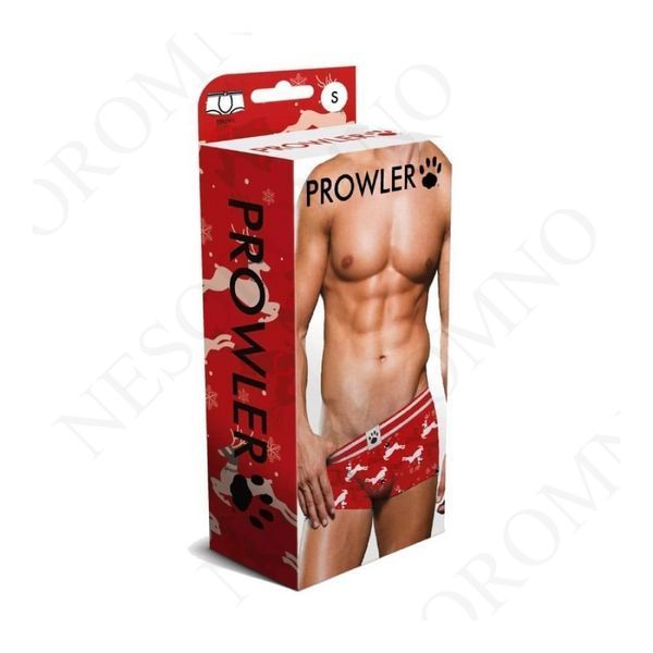 Чоловічі труси-боксери з оленями Prowler Reindeer, червоні, S PR001-REIND/S фото
