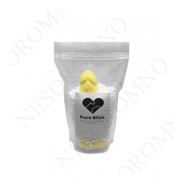 Мило член на присосці Pure Bliss жовте, size L PB55196 фото