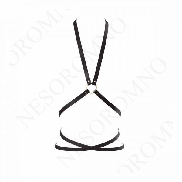 Портупея з екошкіри Bijoux Indiscrets Maze &ndash; Multi-Way Body Harness Black BJ0234 фото
