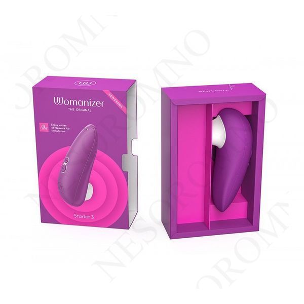 Вакуумний кліторальний стимулятор Womanizer Starlet 3 Violet W44088 фото