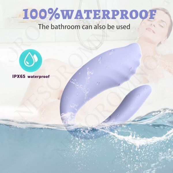 Вібратор для пар Every Night Toys Anthea з пультом, лавандовий, 19,8 х 6,3 см 42068 /YAI707W-007 фото