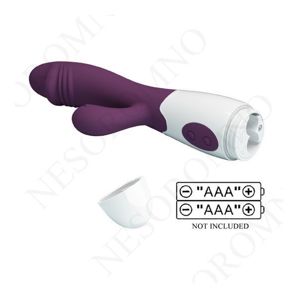 Вібратор-кролик для точки G PRETTY LOVE SNAPPY фіолетовий, 19 х 3.2 см BI-014173-A2 фото