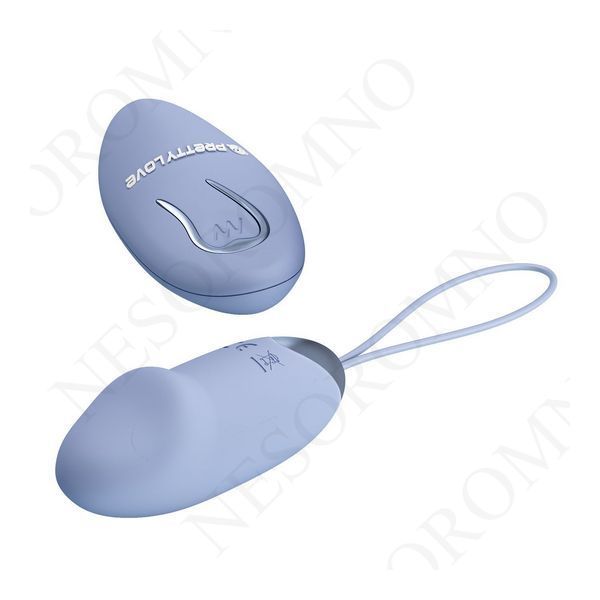 Віброяйце вагінальне Pretty Love Julia Dream з пультом, блакитне, 18.6 х 2.8 см BI-014362W-4A5 фото