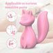 Міні-вібратор кліторальний Every Night Toys Doris у формі лисиці світло-рожевий, 10 режимів вібрації 20543 /YAI707W-032 фото 2