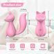 Міні-вібратор кліторальний Every Night Toys Doris у формі лисиці світло-рожевий, 10 режимів вібрації 20543 /YAI707W-032 фото 4