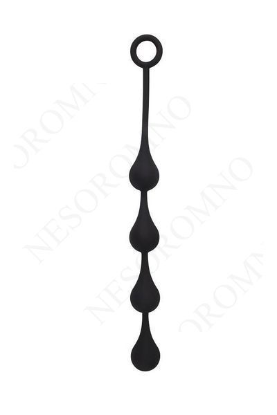 Анальні буси Chisa Black Mont "13" з силікону, чорний 87932 / CN-511287932 фото