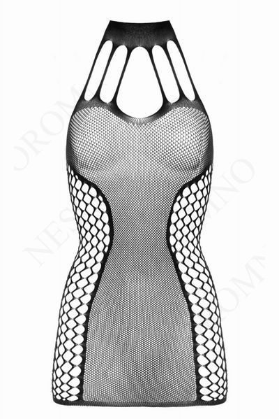 Коротка сукня в сіточку Dania Besired, чорна, One Size 08694/BSRD-BLK-02 фото