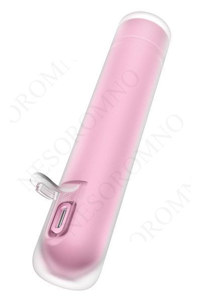 Вакуумний стимулятор Satisfyer First Kiss для клітора, рожевий, 12.5 х 2.5 см SAT78465 фото