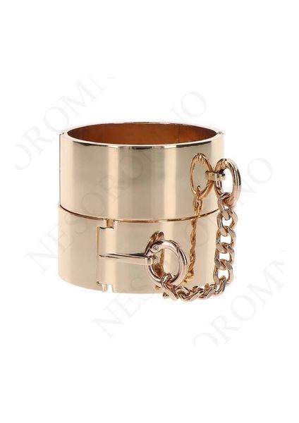 Наручники Slave Wrist Cuffs TABOOM, металеві, золотисті TB17300 фото
