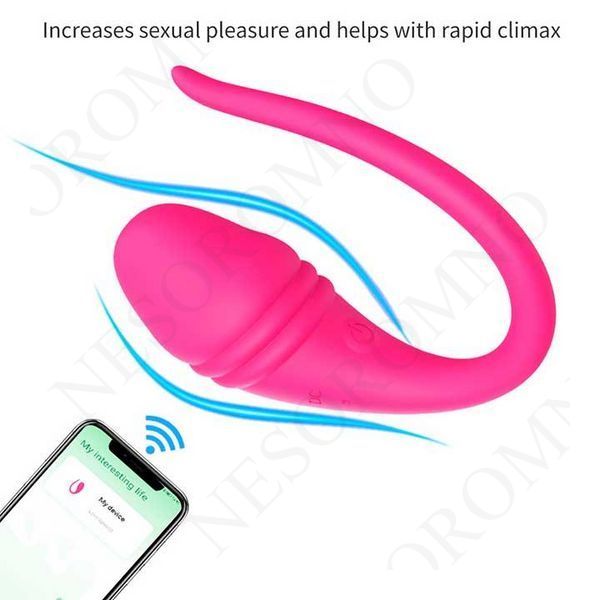 Смарт віброяйце Love Spouse USB 9 режимів - Фіолетовий - Смарт Смарт іграшки X0000581-2 фото